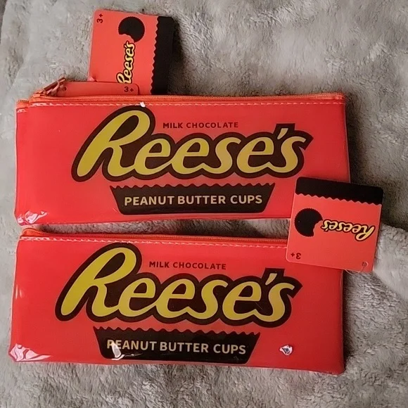 COPY - Reese’s Peanut ButterCup ChocolateVinyl ZipperPencil/Make Up/Coin/Wallet… - Picture 4 of 4